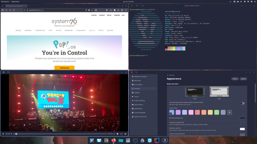 L’auto tiling en action