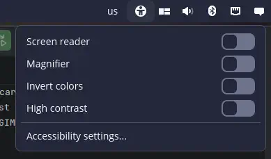 Les raccourcis d'accessibilité Les raccourcis d’accessibilité