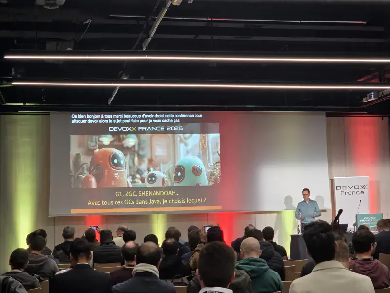 Photo de la conférence G1, ZGC, Shenandoah, avec tous ces GCs dans Java, je choisis lequel ?