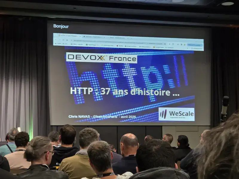 Photo de la conférence HTTP/3 : 37 ans d’histoire du protocole HTTP