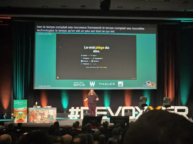 Photo de la conférence Le développeur face à l’IA : du prototypage rapide à la fin des intermédiaires ?