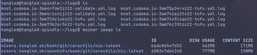 Les logs de mon spindle