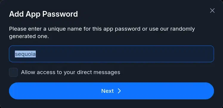 bluesky-app-password-creation