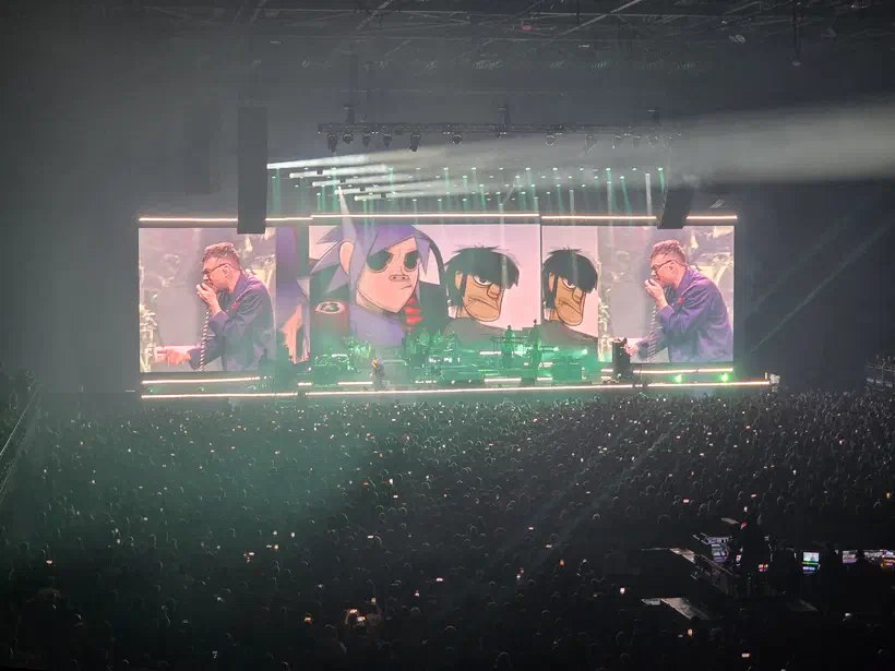 Photo du concert de Gorillaz à Liverpool