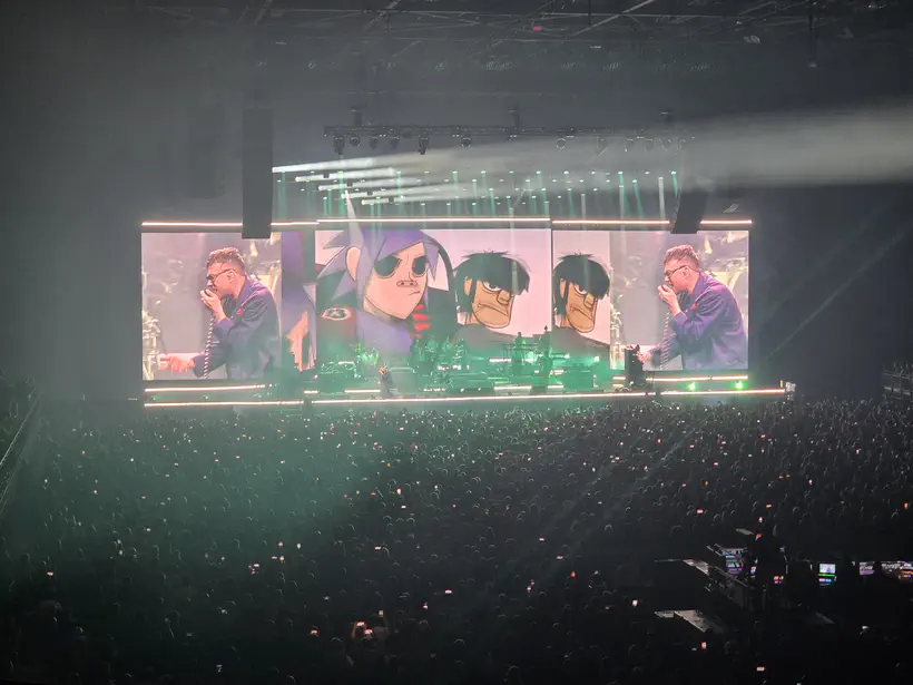 Photo du concert de Gorillaz à Liverpool